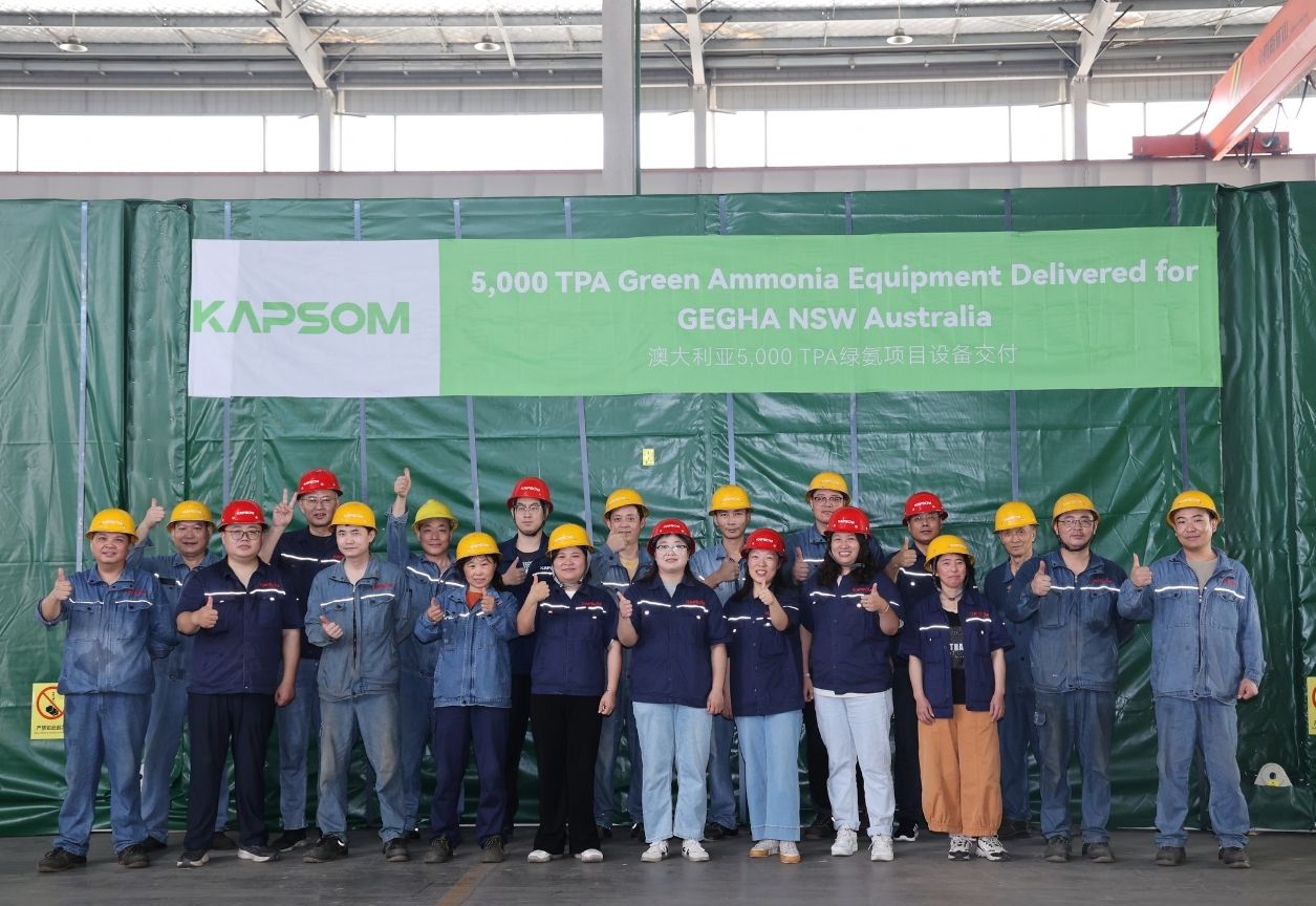 A KAPSOM concluiu o envio de equipamentos para o projeto na Austrália.